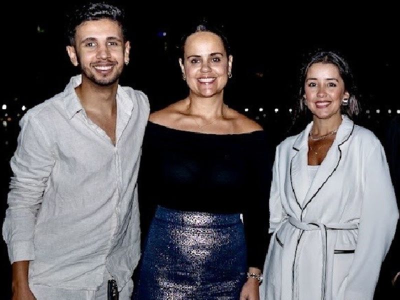 A superintendente do Balneário Shopping, Fernanda Flávia e seus ‘fiéis escudeiros’ da equipe de mkt do mall, Paulo Henrique Gonçalves e Jéssica Cugnier