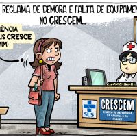 Demora e falta de equipamentos no Crescem