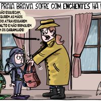 Escola da Praia Brava sofre com enchentes há décadas