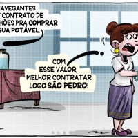 Compra de água potável em Navegantes