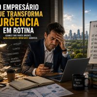 O empresário que transforma urgência em rotina