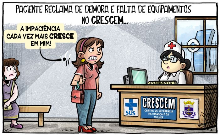 Demora e falta de equipamentos no Crescem