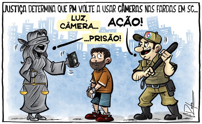 Volta das câmeras nas fardas em SC