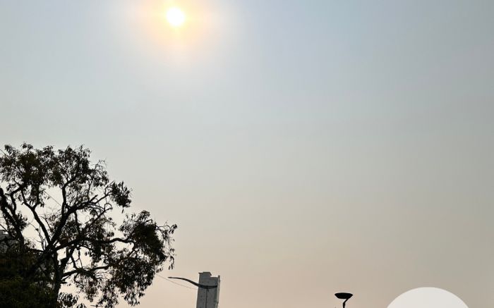 Fumaça das queimadas do norte do Brasil chega a SC