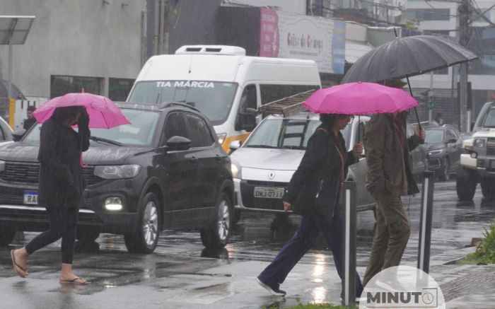Defesa Civil alerta para chuva intensa e rajadas de vento